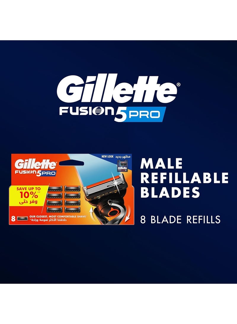 Gillette Fusion 5 ProGlide Men’s Razor Blade Refills, 8 Pack - Image 2